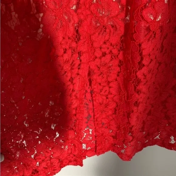 ABS by Allen Schwartz Red Flame Halter Lace Sheath Dress NWT - www.disolcolor.com ABS by Allen Schwartz Red Flame Halter Lace Sheath Dress NWT - www.disolcolor.com